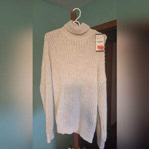 Zara Cream Turtleneck Sweater